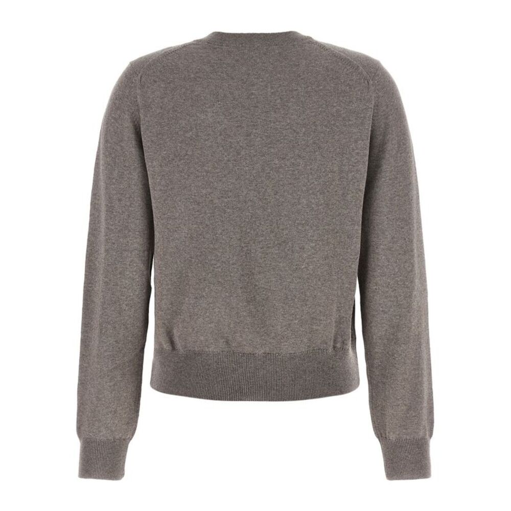 Maison Kitsuné Gray Wool Women's Cardigan
